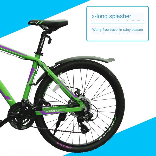

fender mountain bike widened mud tile dead flying rainproof cement bicycle accessories bicycle accessories equipment, Silver
