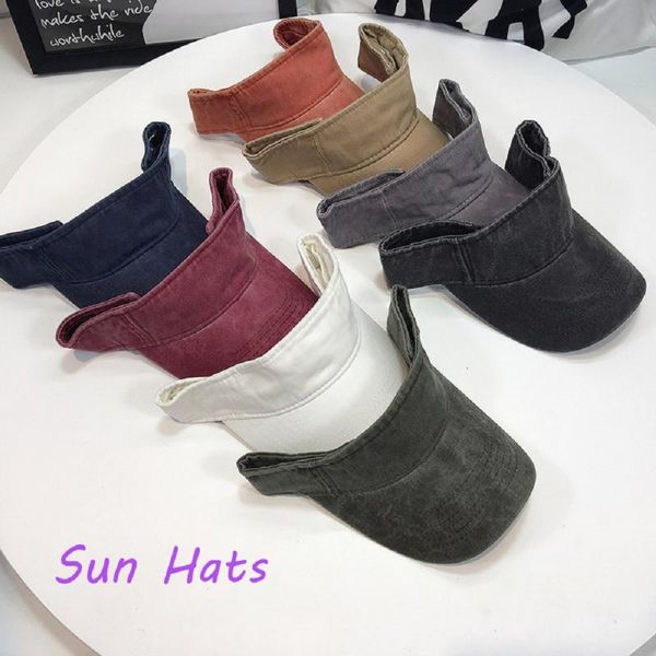 

women demin visor sun hat cap adjustable golf visor sun hat cap for women men empty sport hats, Blue;gray