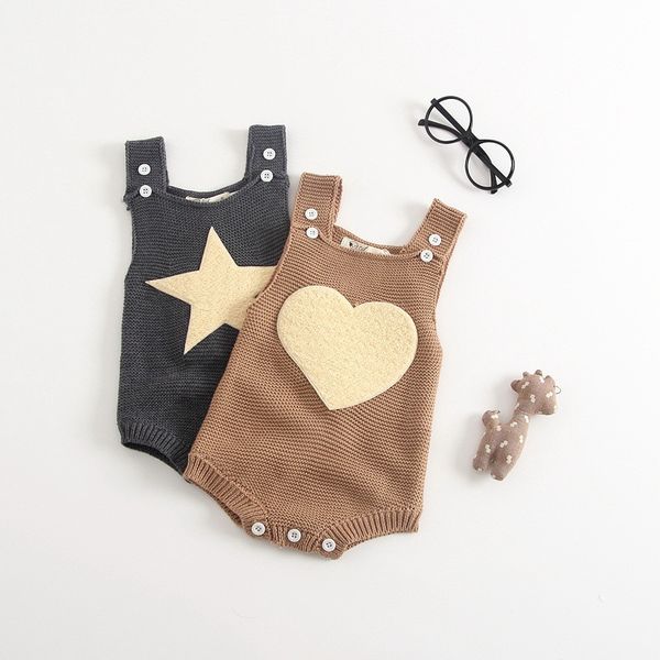 

baby knitted clothes autumn knit baby rompers girl girl romper boys jumpsuit overall newnborn infant clothes, Blue