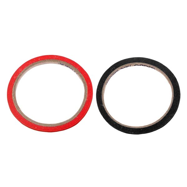 

20pack thin draping tape 3mm whiteboard masking tape dress form tools 20m, Black