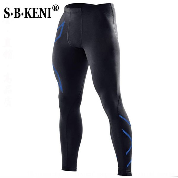 

6kpdn new men's sports fitness sports fitness tight tight compression pants cycling pants breathable basketball running quick-drying cl, White;black
