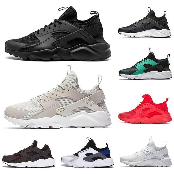 

new huarache 4 ultra running shoes huraches for mens women black white red colorful huaraches designer shoes sneakers athletic trainers shoe