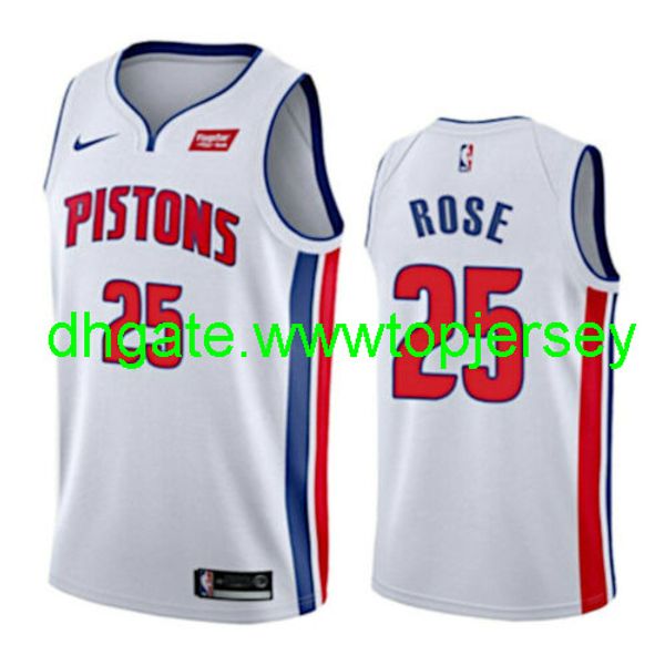 

derrick rose #25 men's patch player jersey new nkvest stitched basketball jerseys, Gray