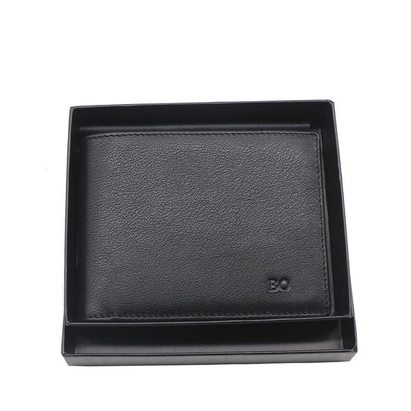 

boss mens wallet credit card holder genuine leather wallet 2020 calfskin rfid money clip coin purse portefeuille pour homme portafoglio uomo, Red;black