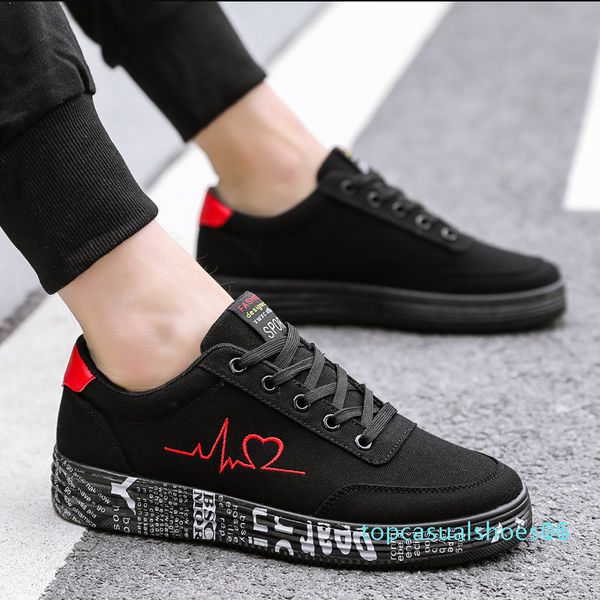 

2019 fashion designer autumn womans shoe sneakers ladies lace-up casual shoes breathable canvas lover shoes graffiti flat tr01, Black