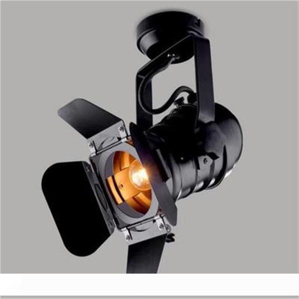 

vintage e27 base celling iron lamp industrial light retro lamp adjustable 4 leaf for coffee bar loft style fixture