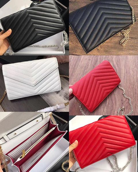 

fashion designer handbags sheepskin caviar metal chain gold silver designer handbag genuine leather bag flip cover diagonal shoulder bags