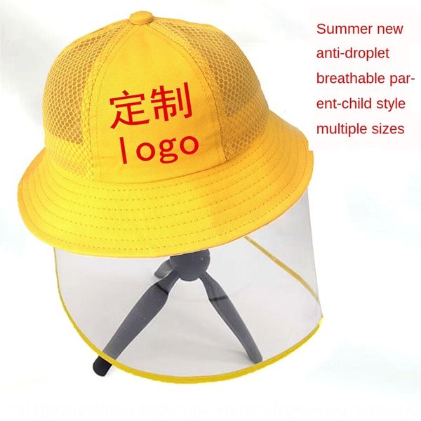 

summer protective anti-fly foam net small bucket bucket hat ball yellow hat kindergarten pupil fisherman cap children's basin cap, Blue;gray