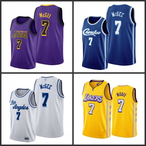 

Los Angeles Lakers JaVale McGee Men City Basketball Jersey