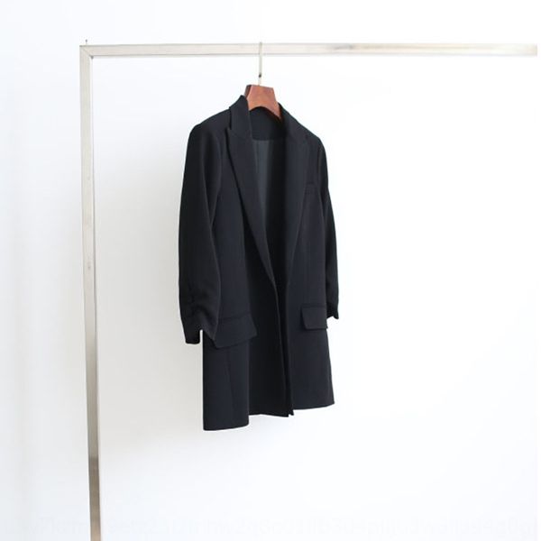 

одежда звукозаписывающих женщин пальто триацетата семь четверти рукав солнцезащитного небольшой костюм пальто женщины лето тонкого маленький, White;black