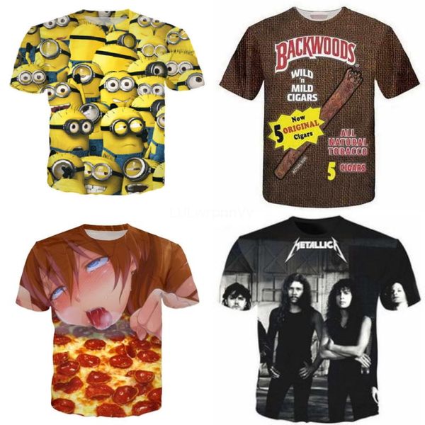 

2020 new pattern summer wear man pity men's 3 d will and sort sleeve t te t-sirt. a pie of golf sirts#526, White;black