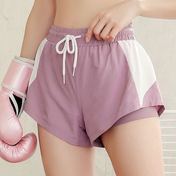 

running shorts ladies sports women's sportwear yoga fitness pants, Black;blue