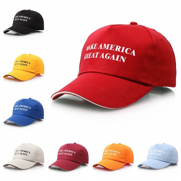 

make america great again hat donald trump baseball cap 9 colors christmas gift baseball caps snapback big kids ball caps cca12316 60pcs, Yellow