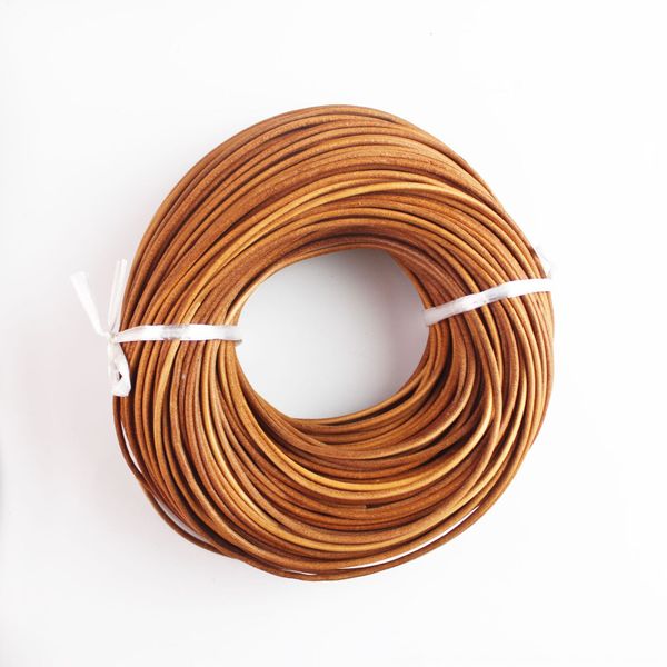 

ankij round 3mm diy braided phone case braided 5mm genuine leather cowhide creative diy accessories mobile phone shell leather rope woven ro, Silver