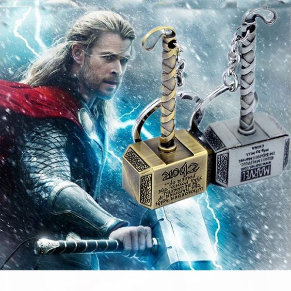 

мода movie keychain тор молот тора thor сплава ремень keychains avenger союз брелок поклонников ювелирных mix color 2018 новое прибытие, Silver
