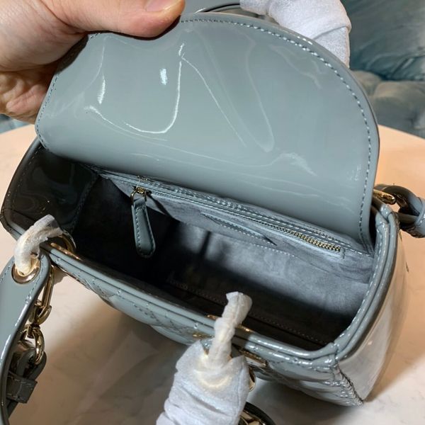 

ladies messenger bag patent leather gold buckle diana bag 4 compartments an indelible classic italian patent leather handmade