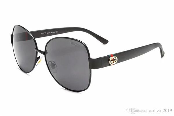 

designer mens women pilot sunglasses oversized man woman outdoor sunglass metal frame pc lentes eyewear fashion tourism sun glasses, Black