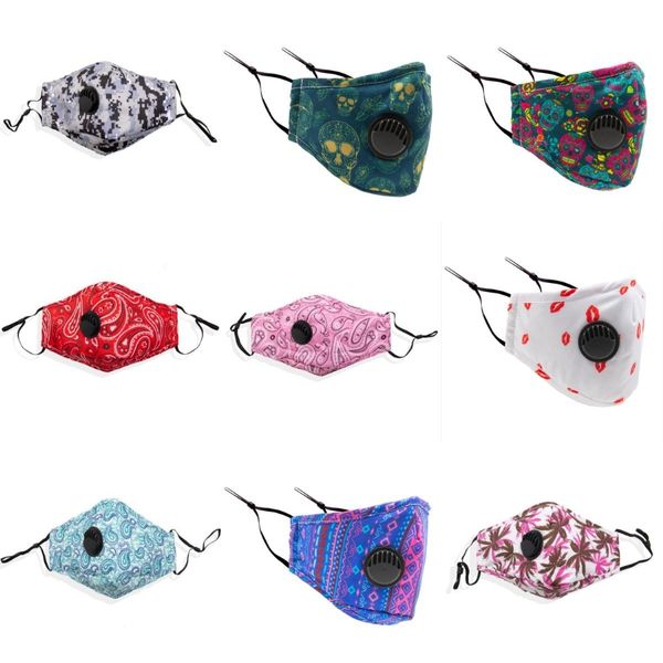 

womenren's mask with valve cotton anti-haze fashion cartoon dustproof mens mask printed can be put carbon filter designer mask boom2#23, Black