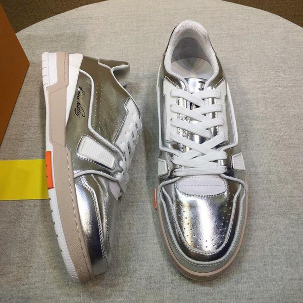 

trainer sneaker men 's shoes chaussures pour hommes sports luxury lace -up shoes fashion classic skateboarding casual sho, Black