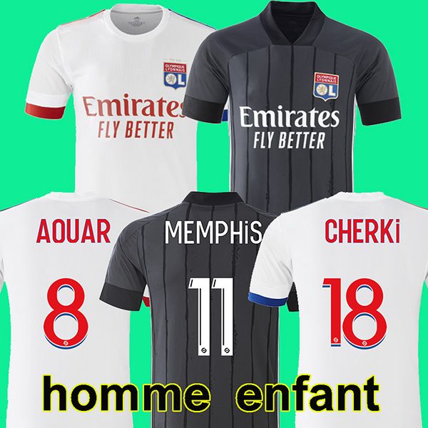 

20 21 maillot de foot olympique lyonnais lyon soccer jersey 2020 2021 maillot de lyon football shirt traore memphis ol lyon jersey shirts, Black;yellow