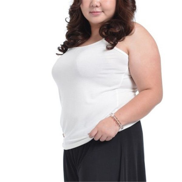 

tank underwear women haut femme summer shirt mujer feminino black womens sleeveless plus size 3xl 4xl cami, White