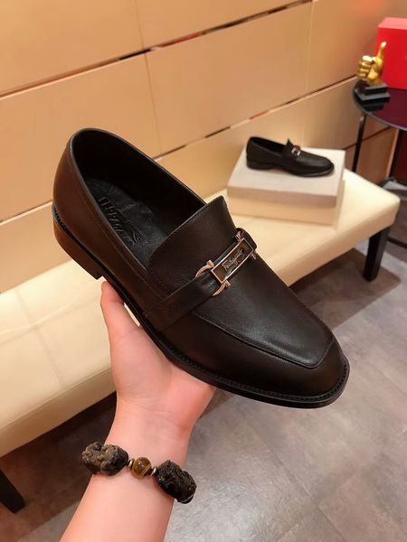 

2020 luxury men brand salvatore fashion ferragamo shoes men leather lace up platform oversized sole sneakers casual shoes #2 22, Black