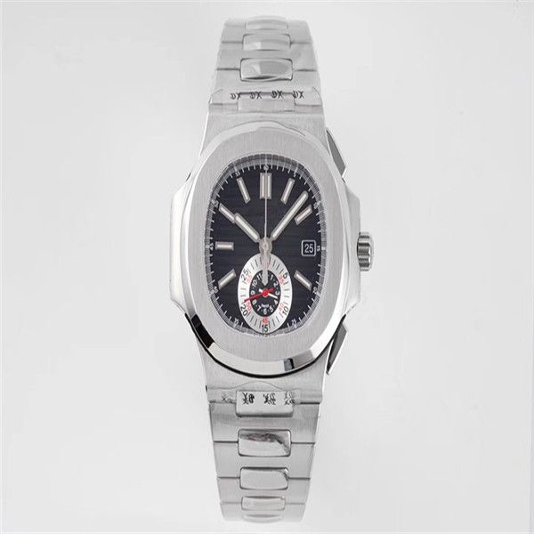 

3k production mens watch automatic 5980/1a-014 multi-function timing fashion watches 40.5mm stainless steel automatic men watch a4, Slivery;brown