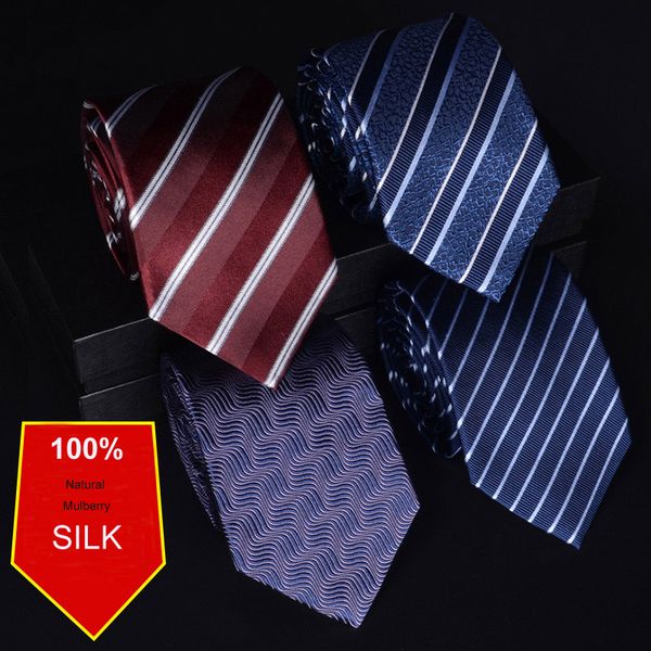 

100% silk men's tie dress business groom wedding occupation necktie neckcloth neckwear slim formal tie corbatas father's gift, Black;gray