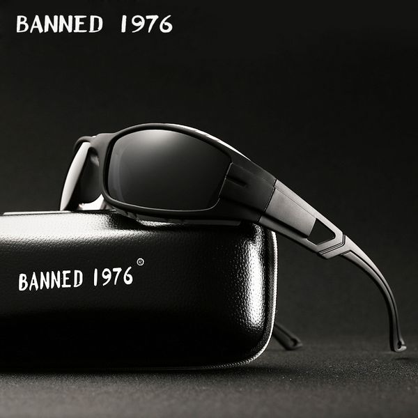 

brand 2020 polarized sunglasses men women sport eyewear brand designer driving reflective coating uv400 with case, White;black