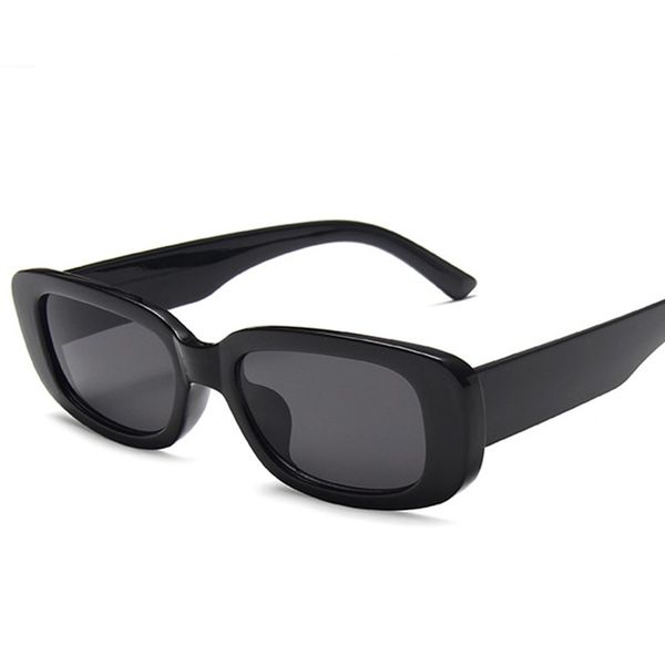 

2020 women men fashion eyewear squar eyeglasses small rectangle sun glasses female chic shades ladies streetwear, White;black