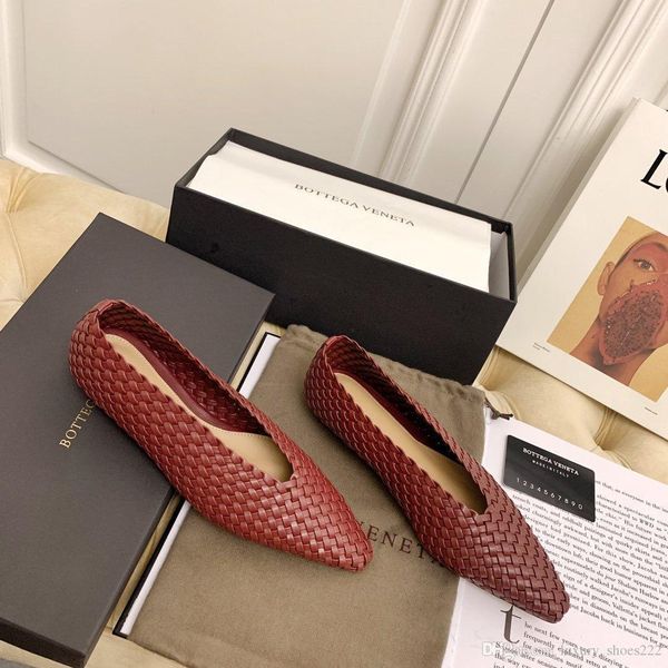 

2020 women's sandals woven high heels curve sandals slender almond toe mules fashion women's sandals high heels3