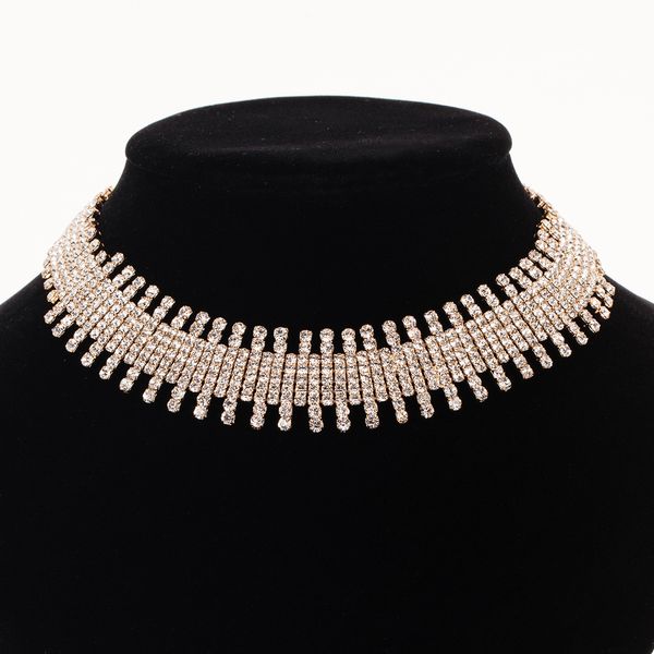 

gorgeous crystal bridal jewelry sets silver color rhinestone flower necklace wedding jewelry, Black