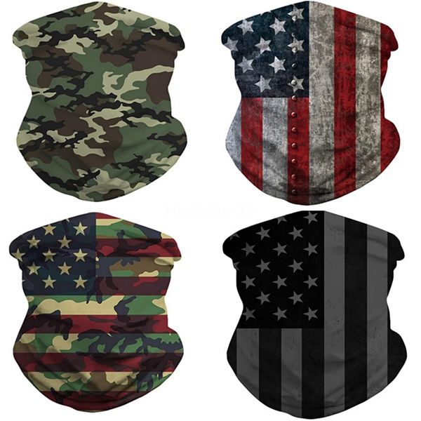 

magic head scarf cycling face shield mask seamless tubular camouflage sport bandana hunting neck gaiter women men bycycle#491, Blue;black