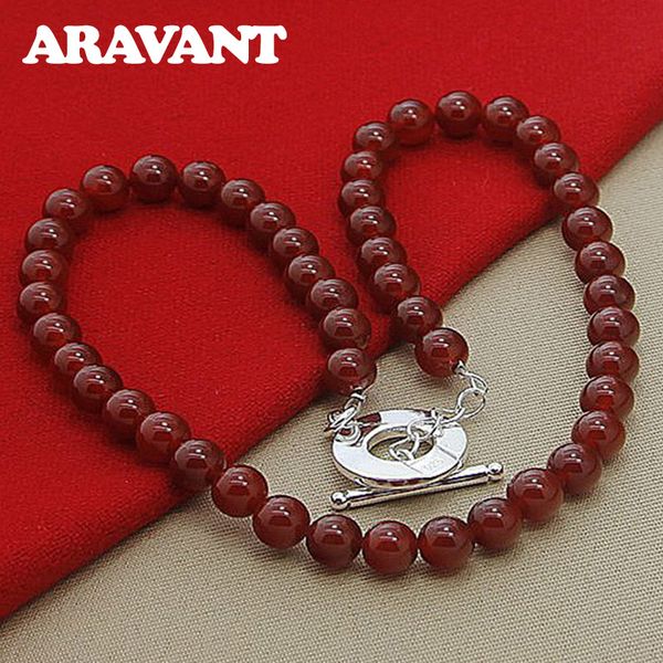 

women 925 silver necklaces four color pearl necklaces female wedding jewelry gifts