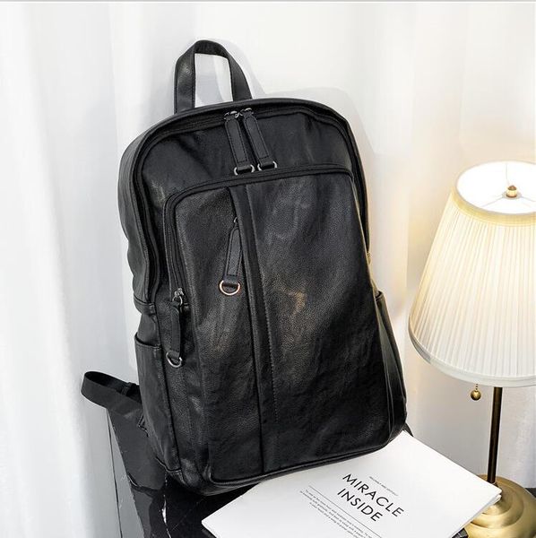 

wholesale men handbag computer large-capacity business backpacks outdoor leisure leathers bag multifunctional leather mens backpack