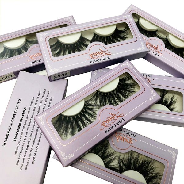 

false eyelashes wholesale 25mm 3d mink eyelash natural long 30pcs/lot selling 100% handmade lashes packaging