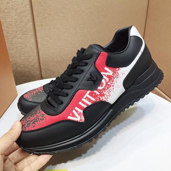 

drop ship run away sneaker mens shoes zapatos de moda para hombre sports lightweight vintage shoes plus size luxury low lace -up shoes, Black