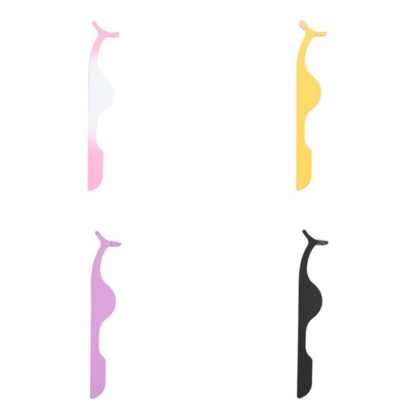 

noncorrosive steel eyelash tweezers rich color false eyelashes curler lash accessories exquisite tweezer makeups tools new arrival 1 2bh e2