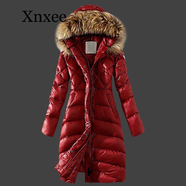 

winter coat women new long parka casual outwear hooded thickening cotton coat winter jacket for women clothes, Black
