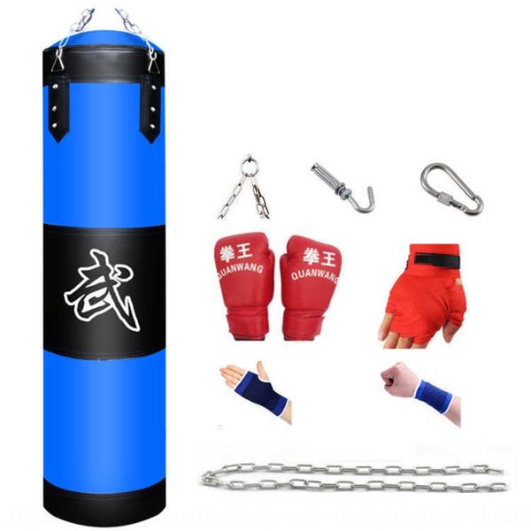 

rnun3 boxing sandbag three-layer fitness equipment thickened household solid sandbag children's training sanda hanging tumbler fitness