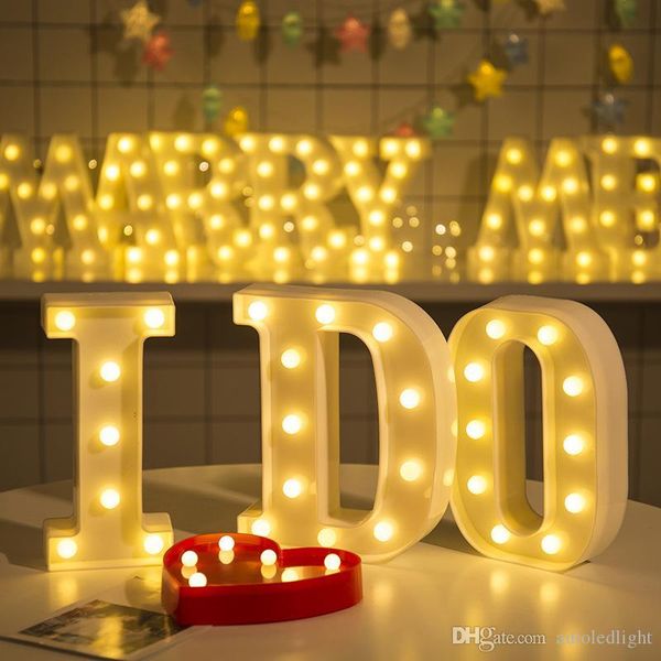 

letters numbers warm light lamps led night light marquee sign alphabet lamp for birthday wedding party bedroom wall hanging decoration