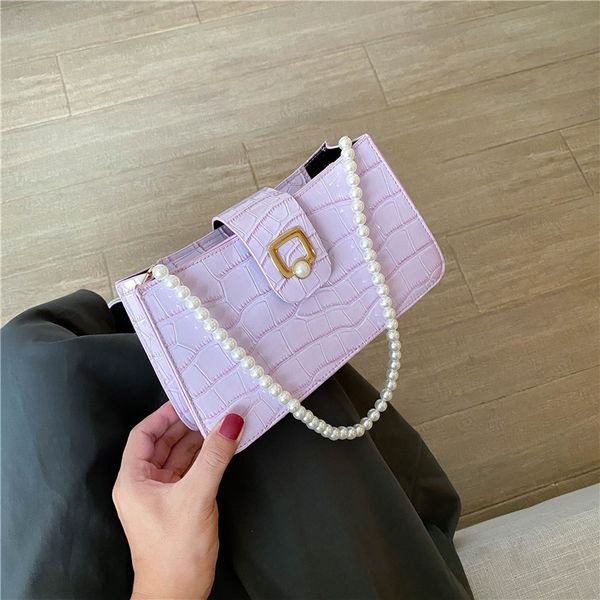 

new handbag european fashion handbag crocodile grain packages single shoulder bag leisure inclined shoulder bag