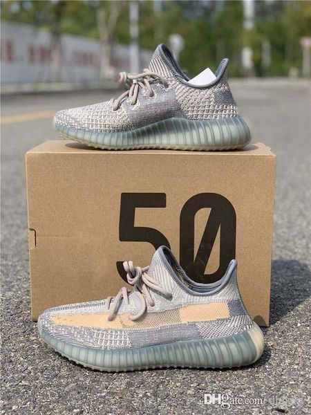 

лучшее качество kanye west белье шлак кроссовки женщины мужчины исрафил zyon сера 3m reflective man спорт кроссовки fz5421 с оригинальной ко