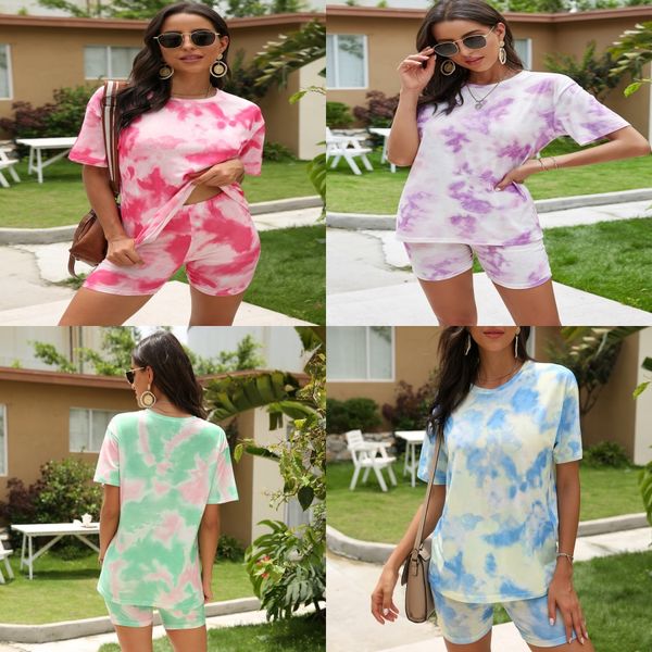 

женская спортивная с коротким рукавом эпикировка 2 piece set беговая спортивный костюм толстовка колготки спортивный костюм мода печати брюч, Gray