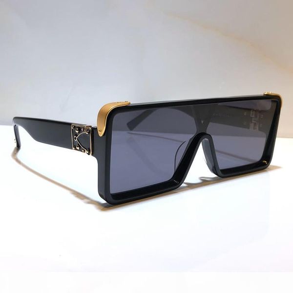 

millionaire 1285 sunglasses for men full frame vintage mask designer sunglasses for men shiny gold logo sell gold plated z1285e, White;black