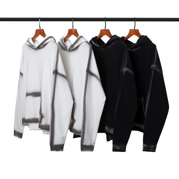 

men's hoodies & sweatshirts 100% cotton men retro hoodie q03313, Black