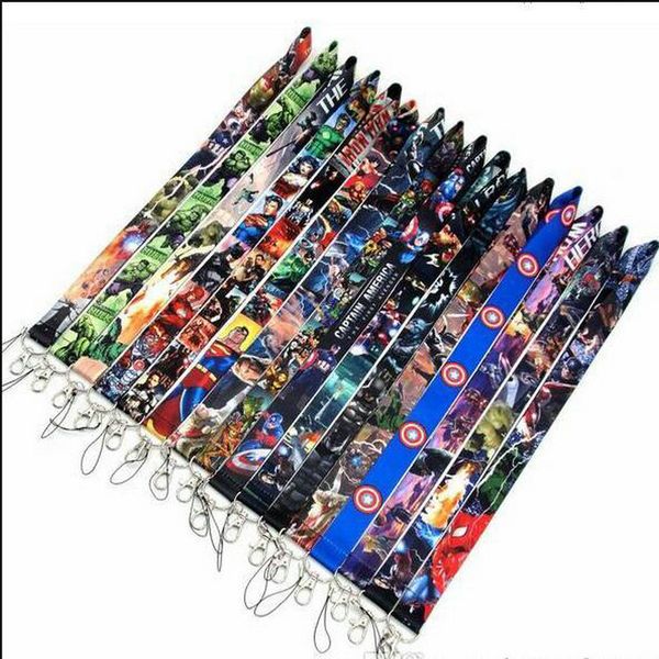 

the avengers super hero lanyard neck strap cell phone rope lanyards lanyards key chain