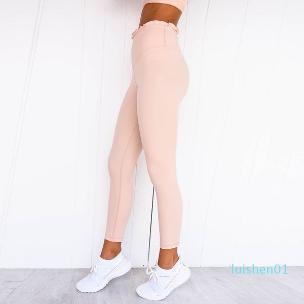 

women yoga set fitness for woman tracksuit ruffles sport suit sportswear gym wear running clothing tank leggings l01, White;red