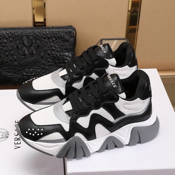 

squalo sneakers mens shoes scarpe da uomo outdoor walking comfortable footwears lightweight lace -up plus size casual men shoes