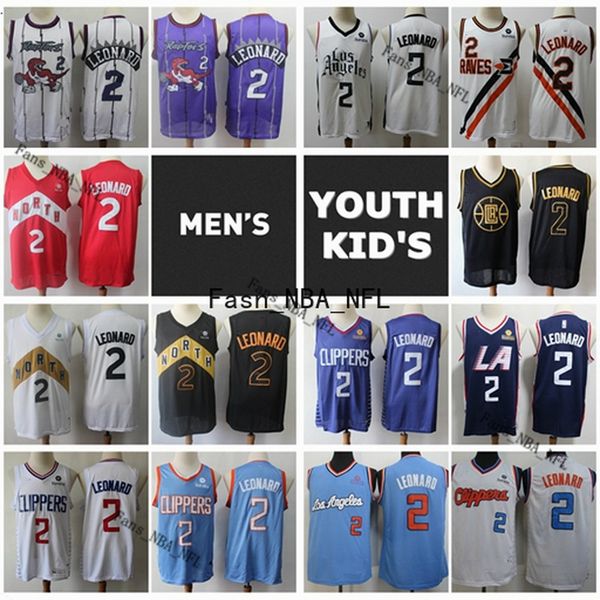 

2020 mens youth kids los angeles clippers kawhi leonard basketball jersey stitched retro kawhi leonard toronto raptors jersey, Black;red